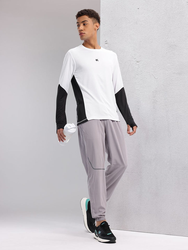 HRX by Hrithik Roshan Colourblocked Sleeves Rapid-Dry Running T-shirt