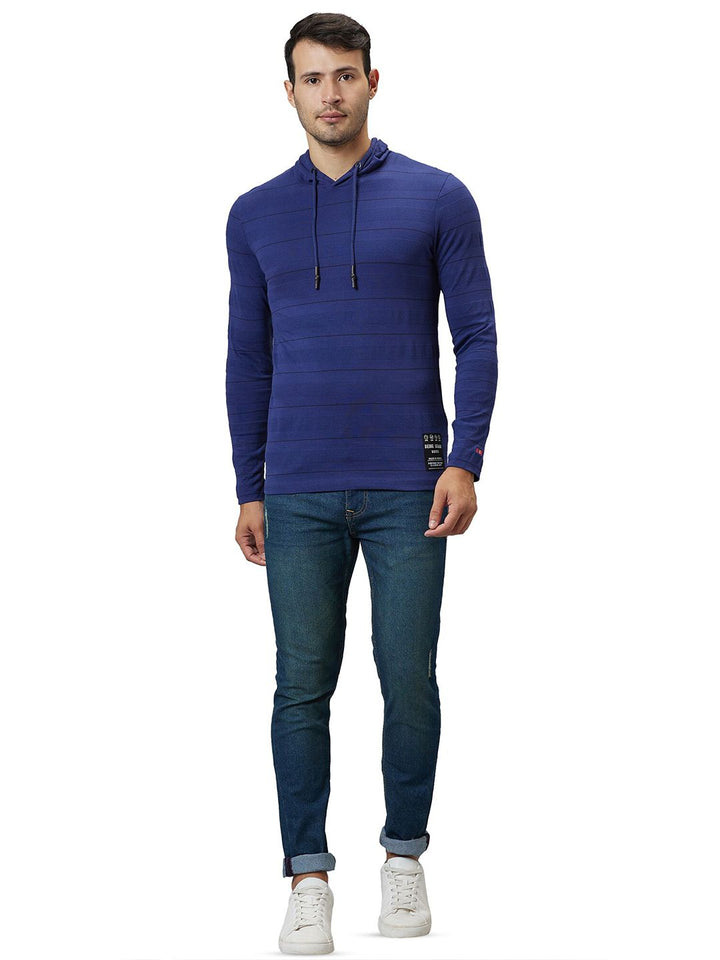 Being Human Self Design Hooded Slim Fit Sweatshirts