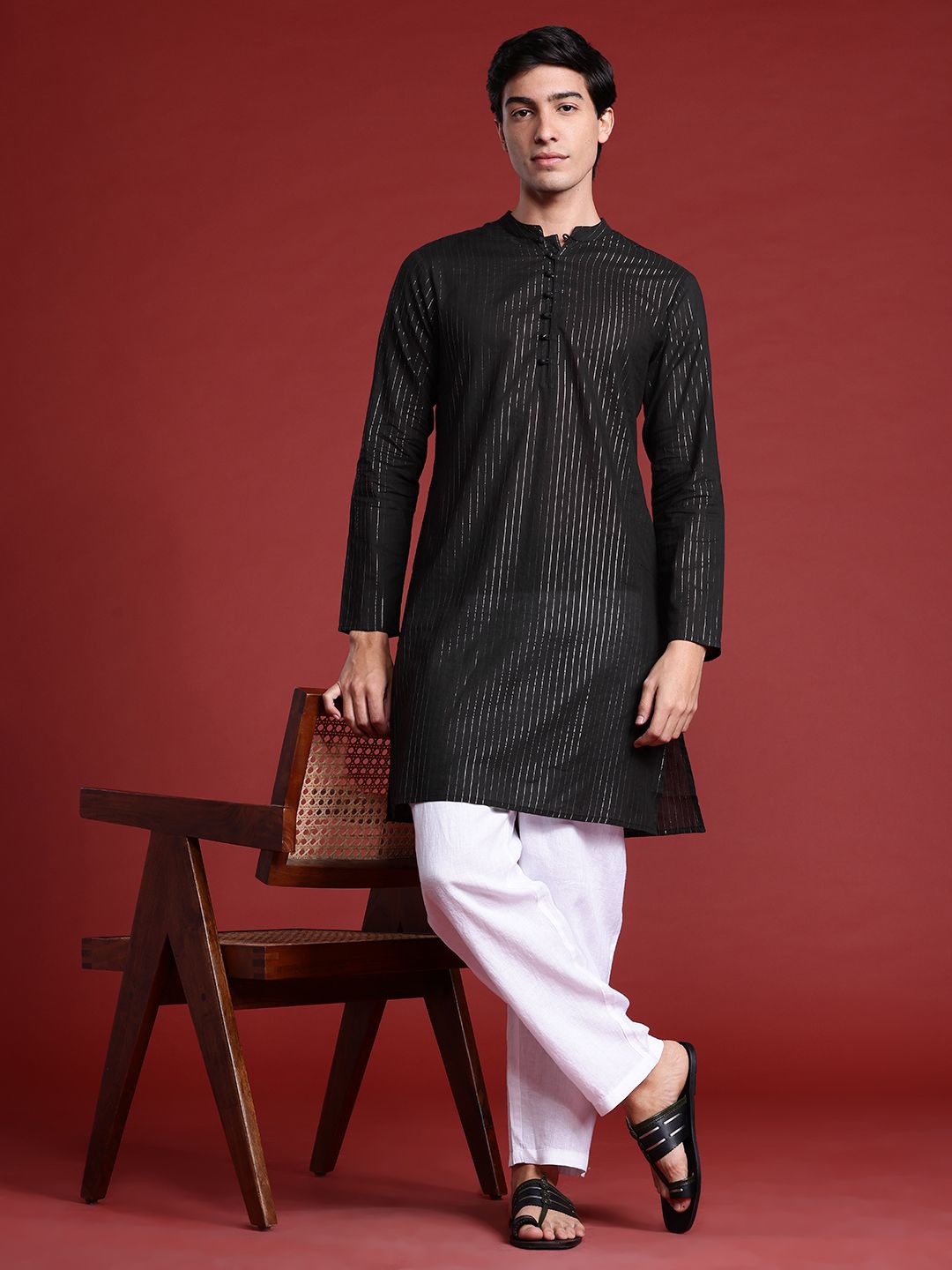 Anouk Striped Kurta