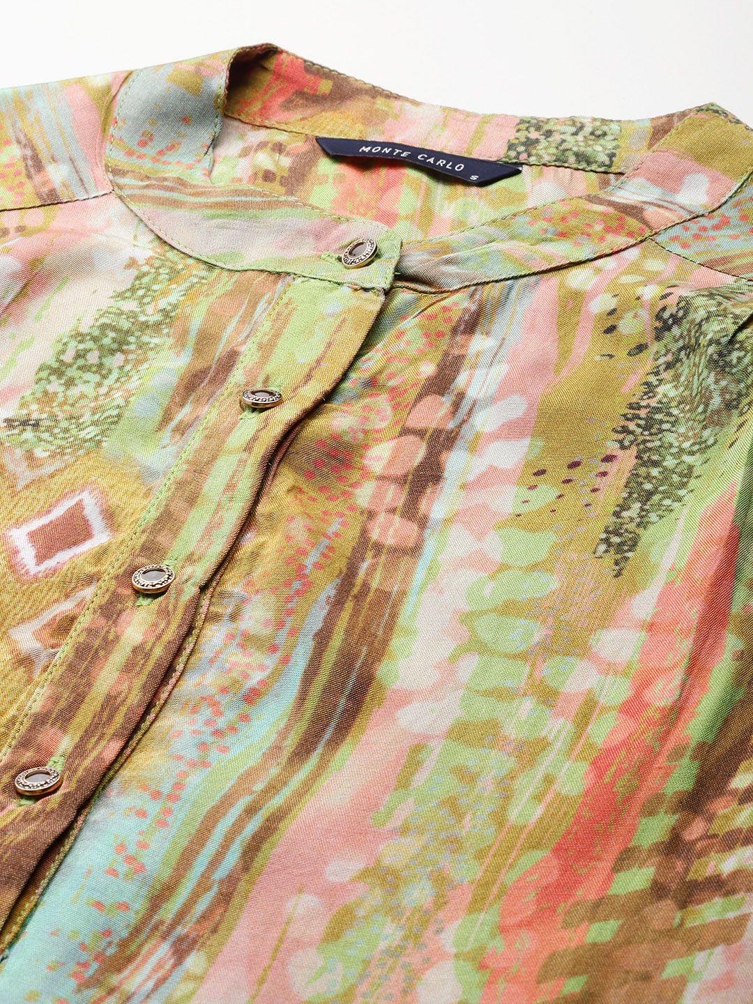 Monte Carlo High-Low Hem Printed Kurta