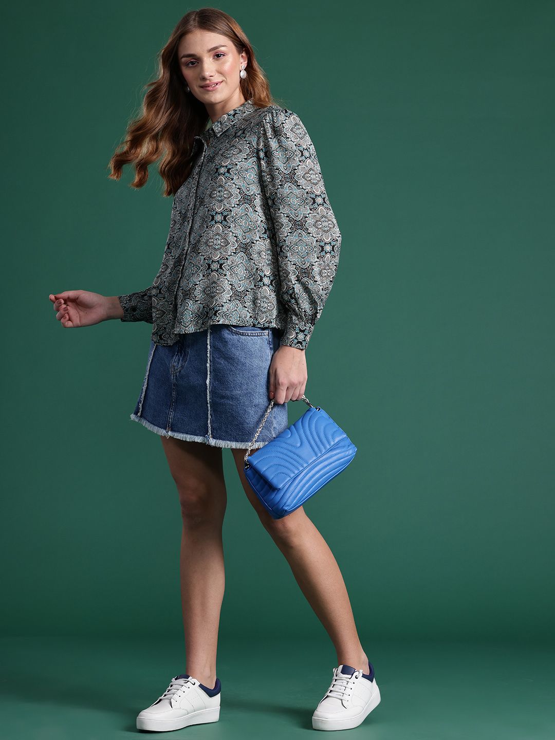 DressBerry Opaque Printed Casual Shirt