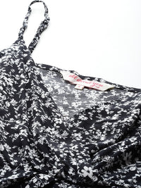 all about you Floral Print Asymmetric Wrap Dress