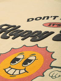 Difference of Opinion Men Graphic Printed Embossed Oversized T-shirt