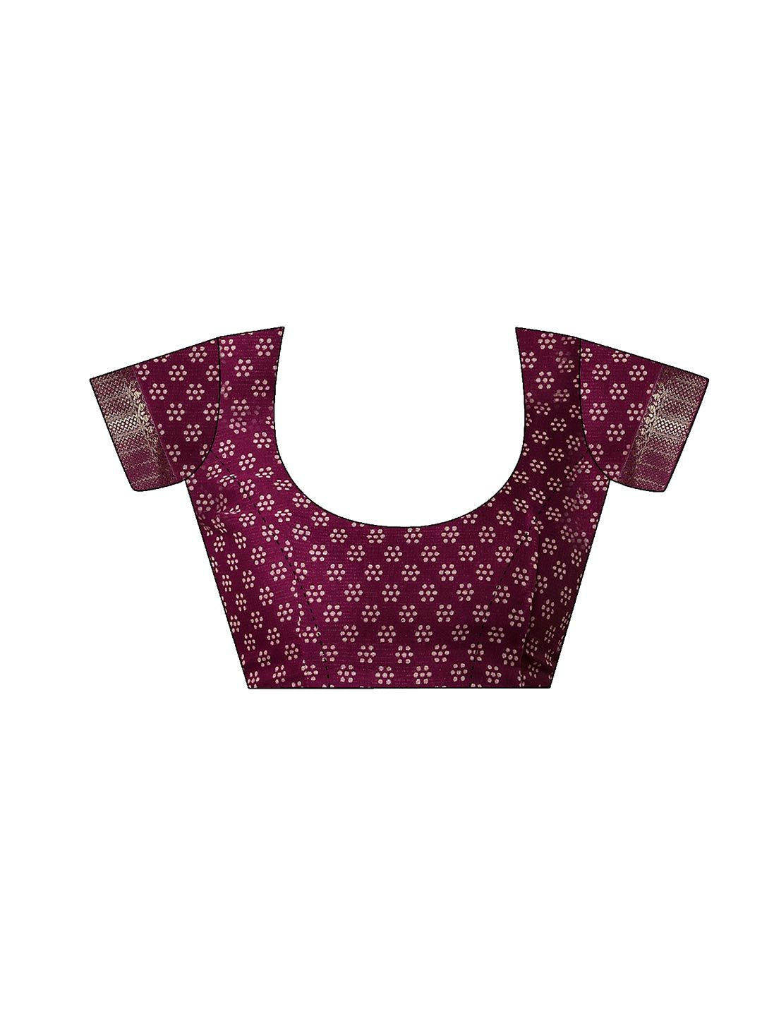 KALINI Bandhani Zari Pure Georgette Bandhani Saree