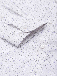 Raymond Pure Cotton Slim Fit Printed Formal Shirt