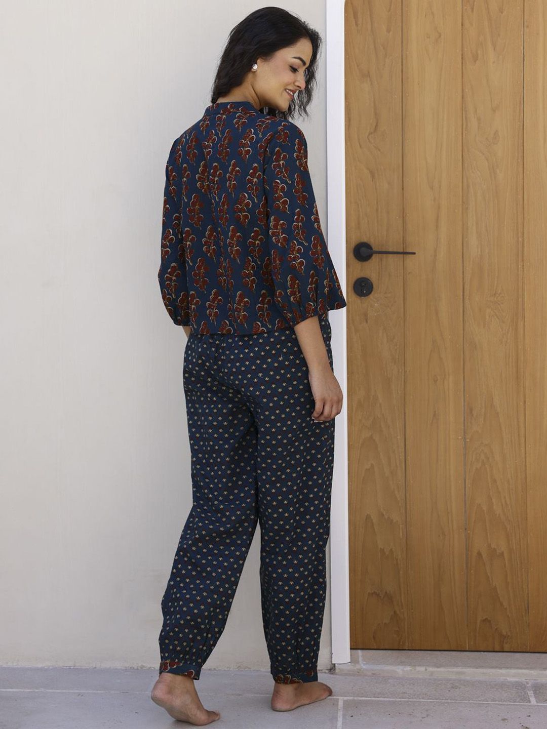 SANSKRUTIHOMES Women Printed Night suit