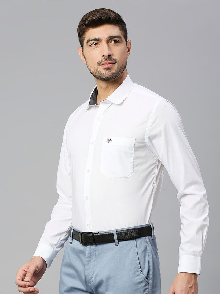 Thomas Scott Spread Collar Classic Fit Slim Fit Pure Cotton Formal Shirt