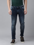 SPYKAR Men Purist Super Skinny Fit Low-Rise Heavy Fade Ankle Length Stretchable Jeans