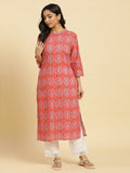 W Straight Cotton Kurta
