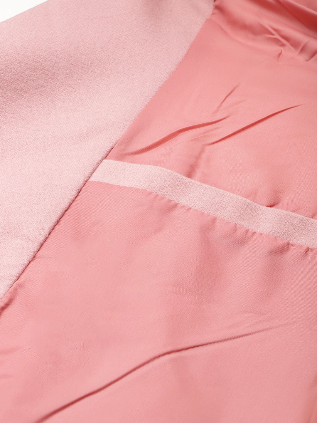 DressBerry Notched Lapel Collar Longline Overcoat