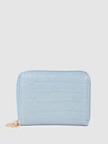 Lino Perros Women Croc & Snakeskin Textured Zip Around Wallet