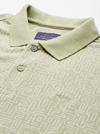 Park Avenue Printed Polo Collar T-shirt