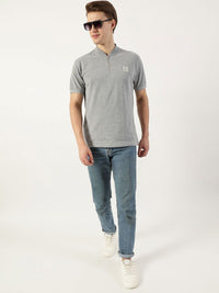 Thomas Scott Men Mandarin Collar T-shirt