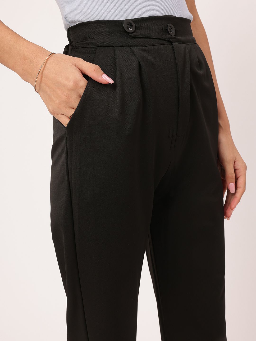 DressBerry Women Pleated Trousers