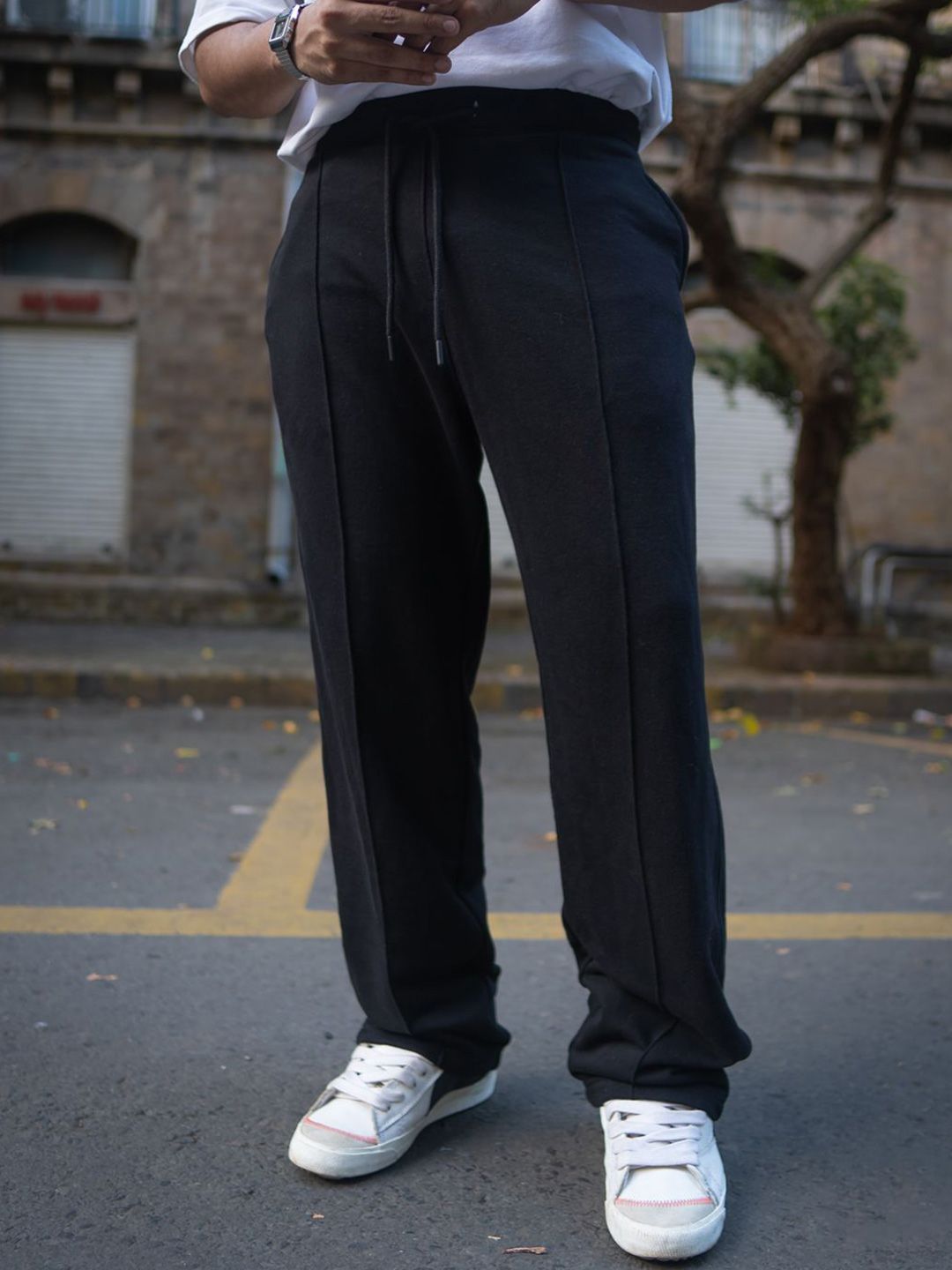 Powerlook Men Relaxed Baggy Fit Track Pants