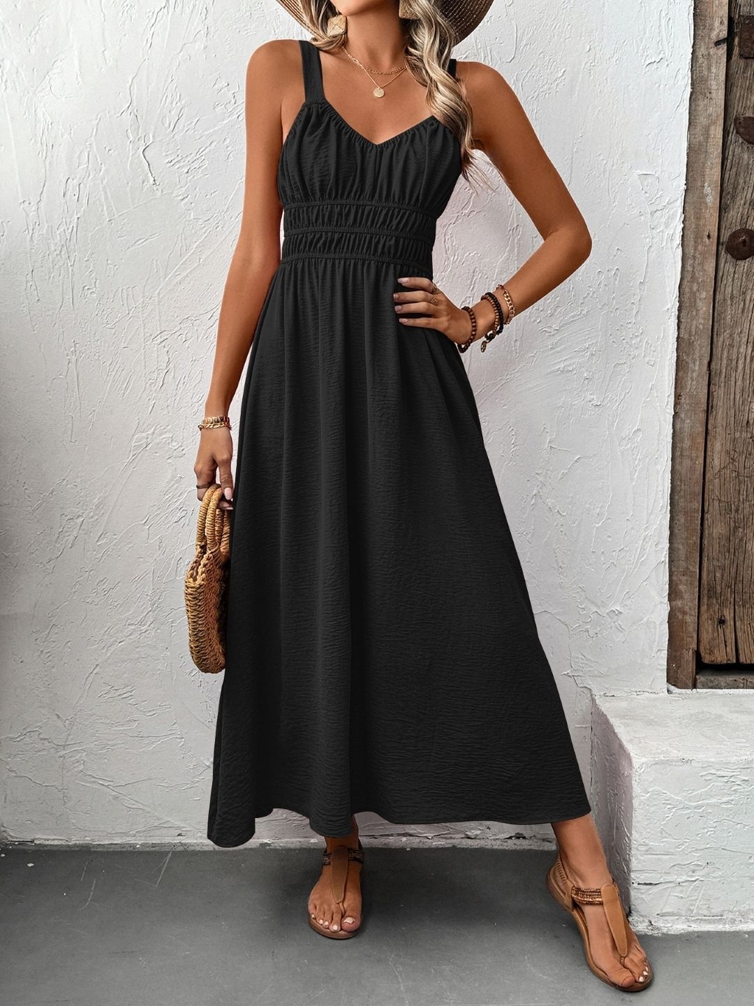 all about you Fit and Flare Maxi Dress