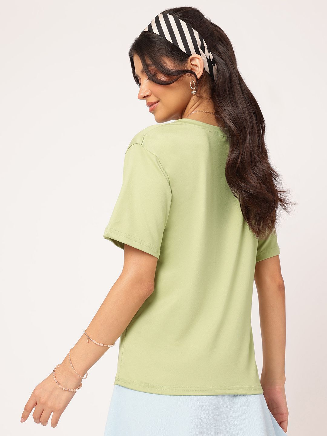 DressBerry Revamped Go-To Printed T-shirt