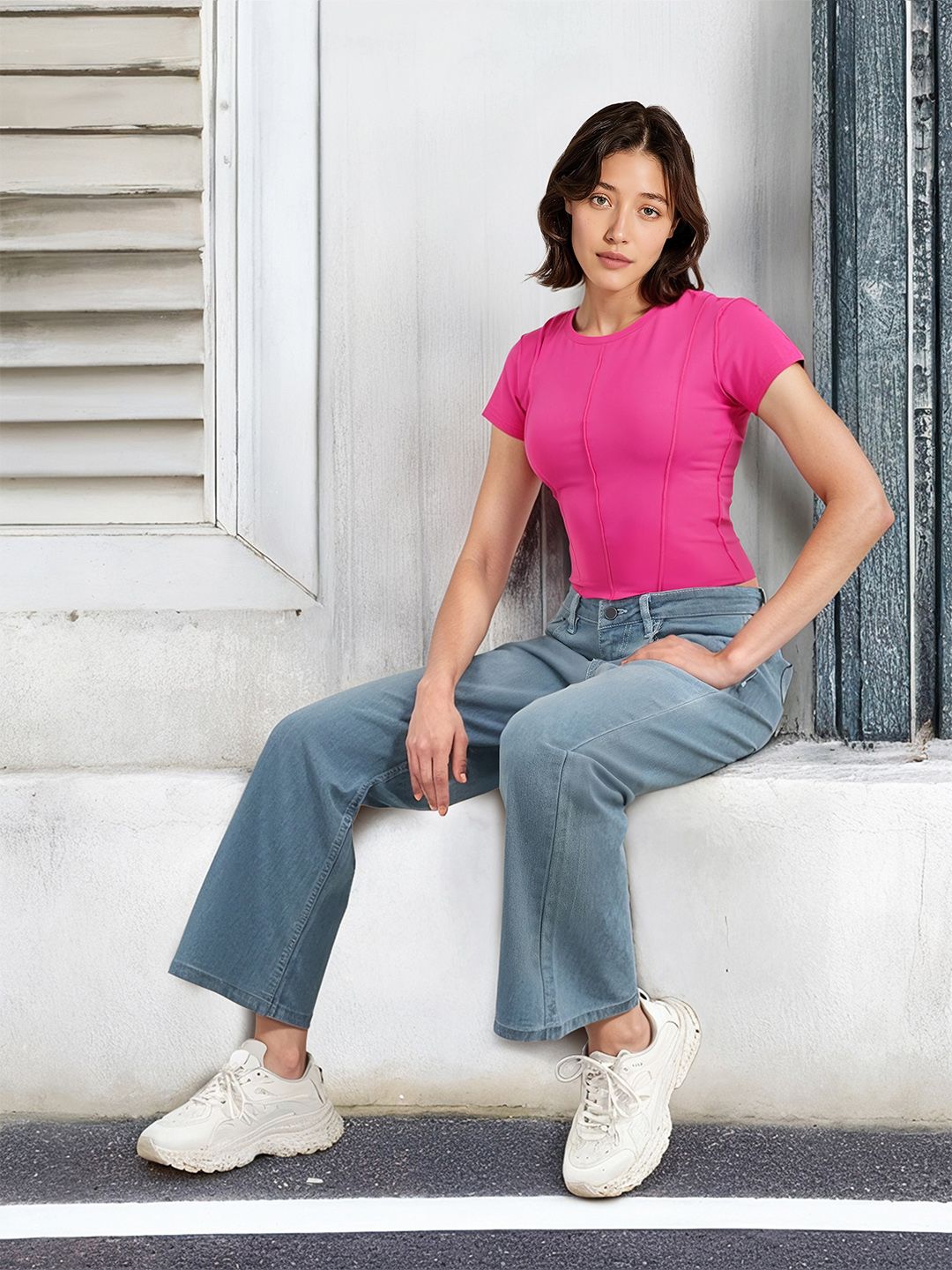 DressBerry Corset Style Crop Top