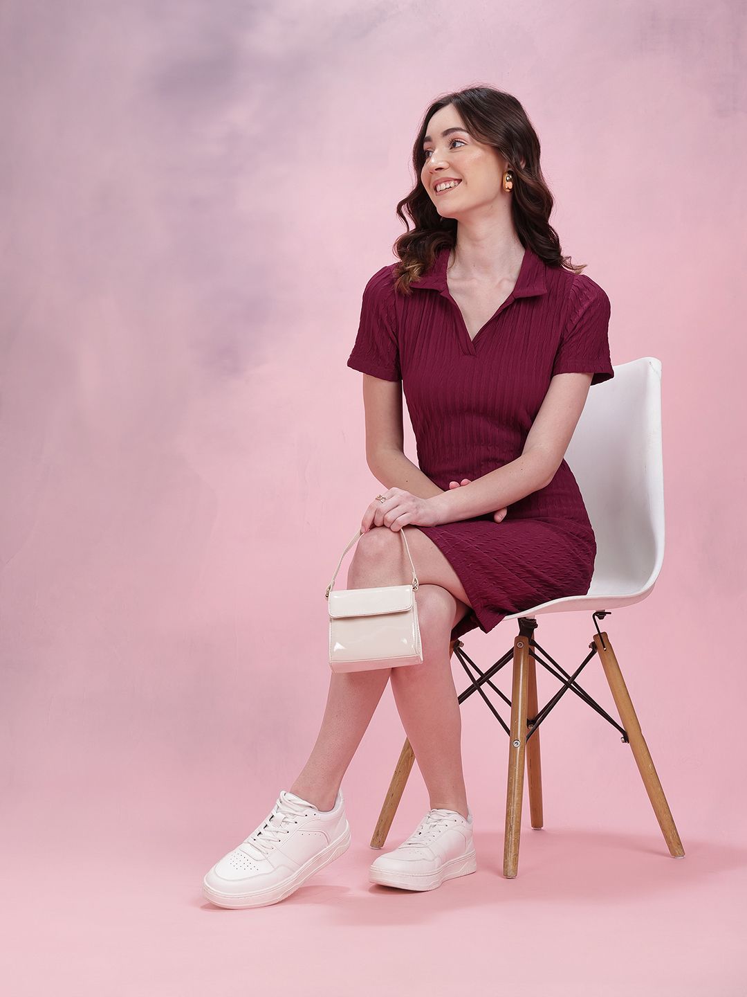 DressBerry Textured Bodycon Dress