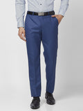 Park Avenue Men Textured Smart Fit Low-Rise Formal Trouser
