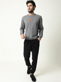 RARE RABBIT Men Velveto Sweatshirt