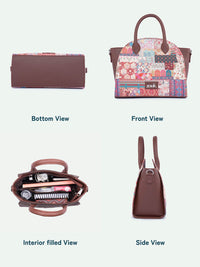 ZOUK Women Ethnic Motifs Printed Swagger Handheld Bag