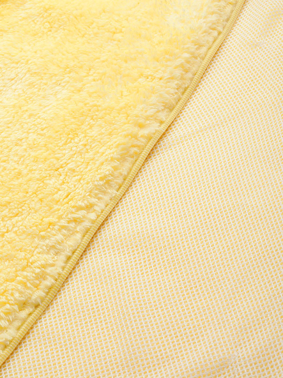 SASSAFRAS Women Yellow Faux Fur Tailored Jacket