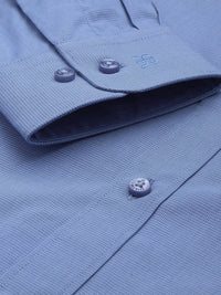 Raymond Men Pure Cotton Slim Fit Micro Checked Formal Shirt