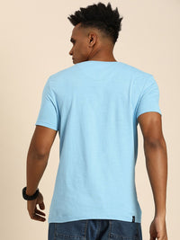 Being Human Pure Cotton Abstract Printed Casual T-shirt