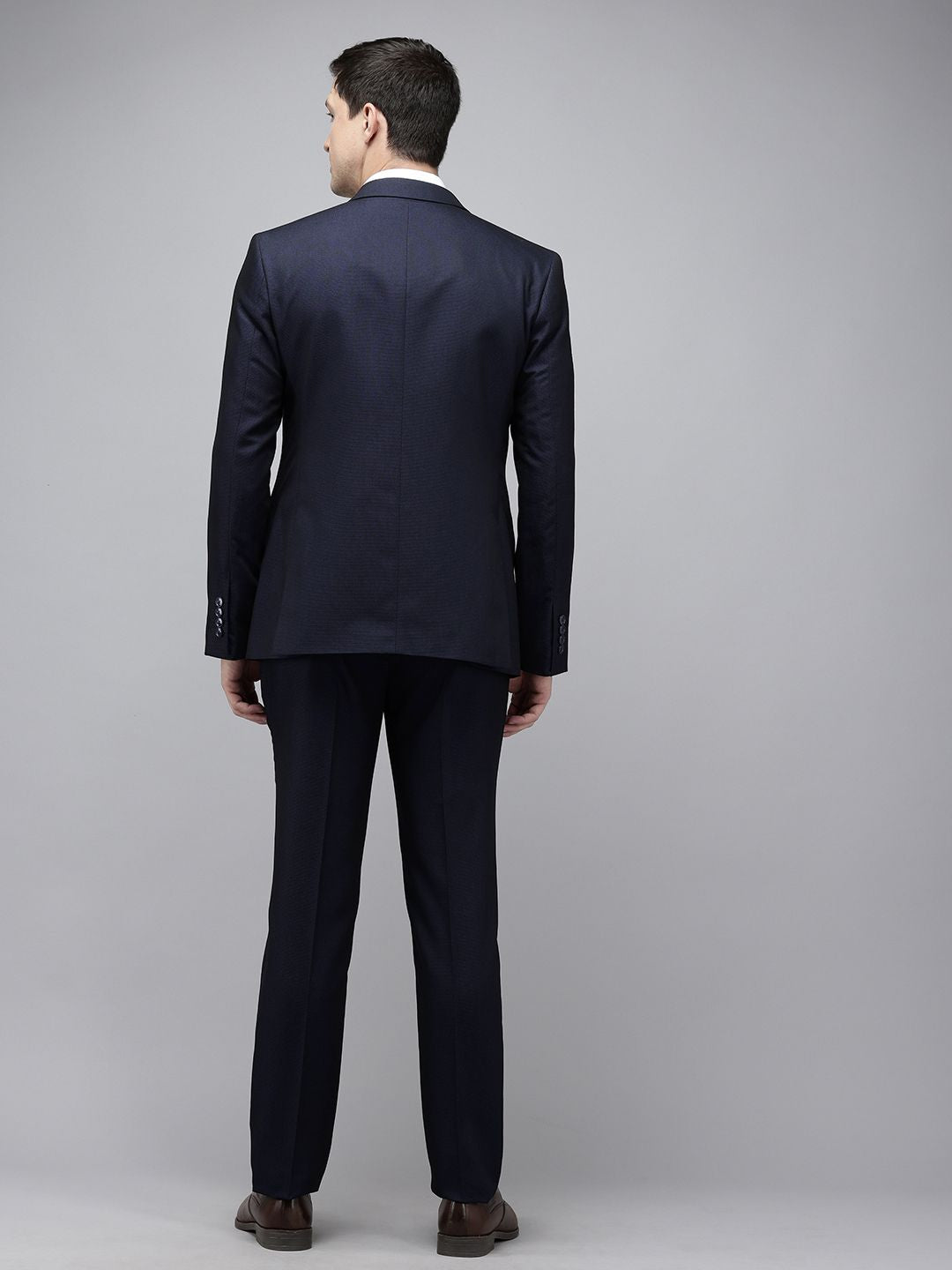 Park Avenue Single Breasted Slim Fit 3-Piece Party Wear Suit