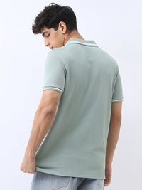 Urbano Fashion Men Solid Regular Fit Half Sleeve Cotton Polo T-Shirt