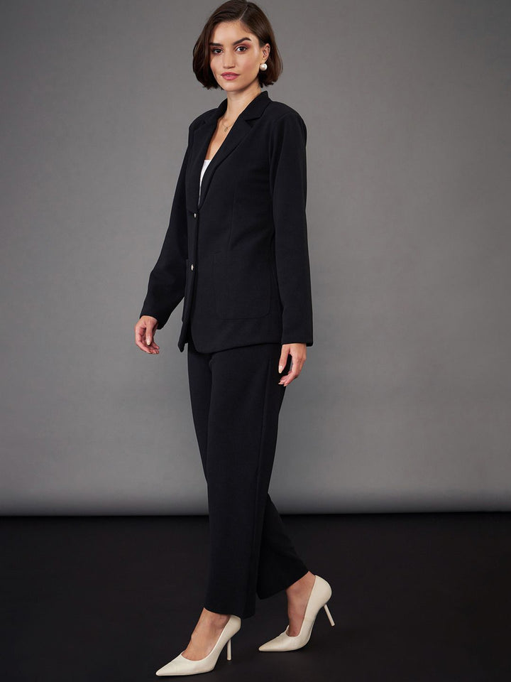 SASSAFRAS worklyf Slim Fit Blazer With Trousers Co-Ords