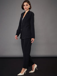 SASSAFRAS worklyf Slim Fit Blazer With Trousers Co-Ords