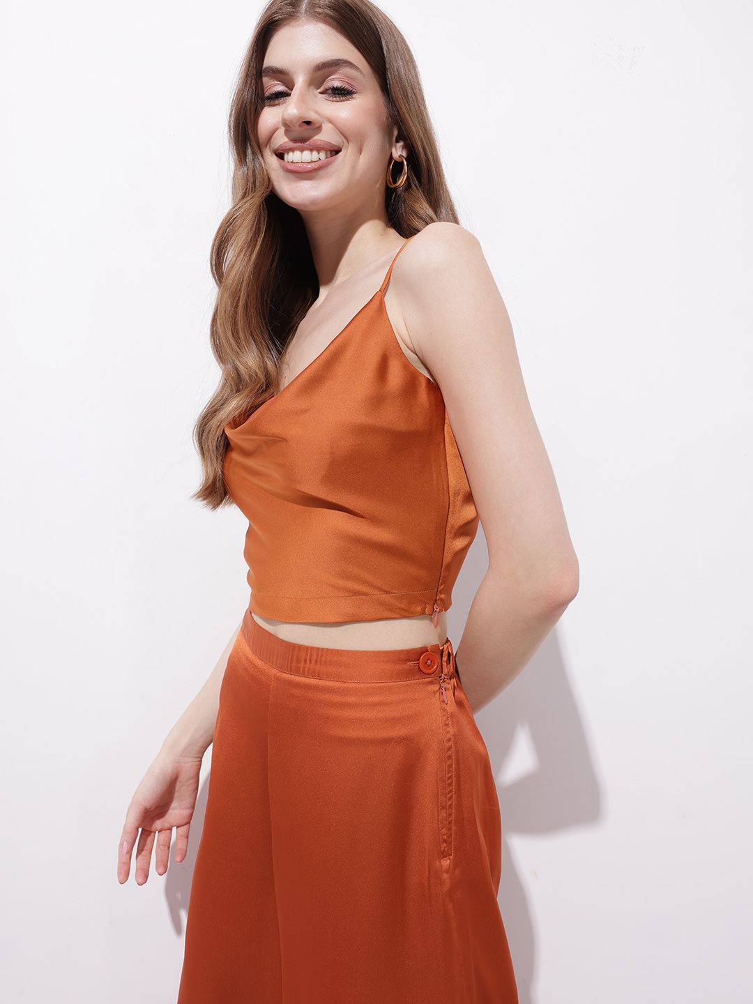 DressBerry Sunset Silhouette Cami Crop Top