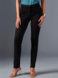 AND Women Skinny Fit Mid Rise Trousers