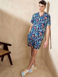 DENNISON Floral Printed Oversized Co Ords Set