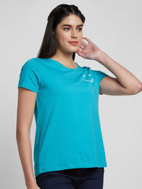 SPYKAR Typography Printed Regular Fit T-shirt