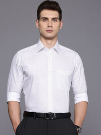 Raymond Slim Fit Micro Ditsy Printed Pure Cotton Formal Shirt