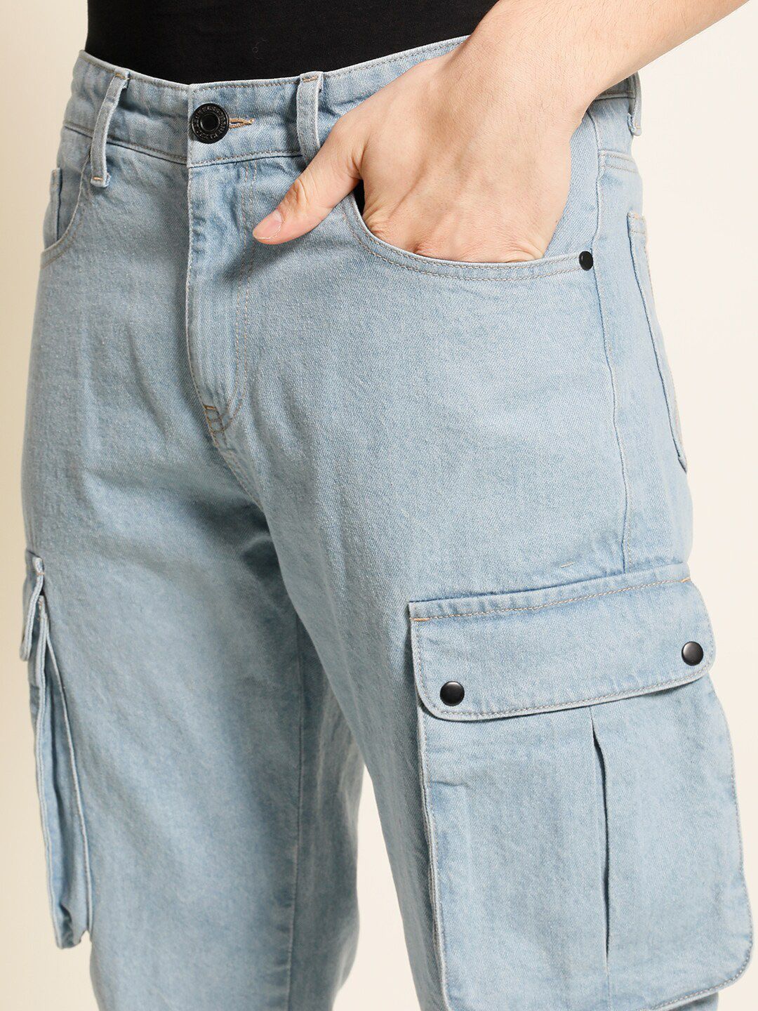 Bene Kleed Men Relaxed Fit Heavy Fade Jeans