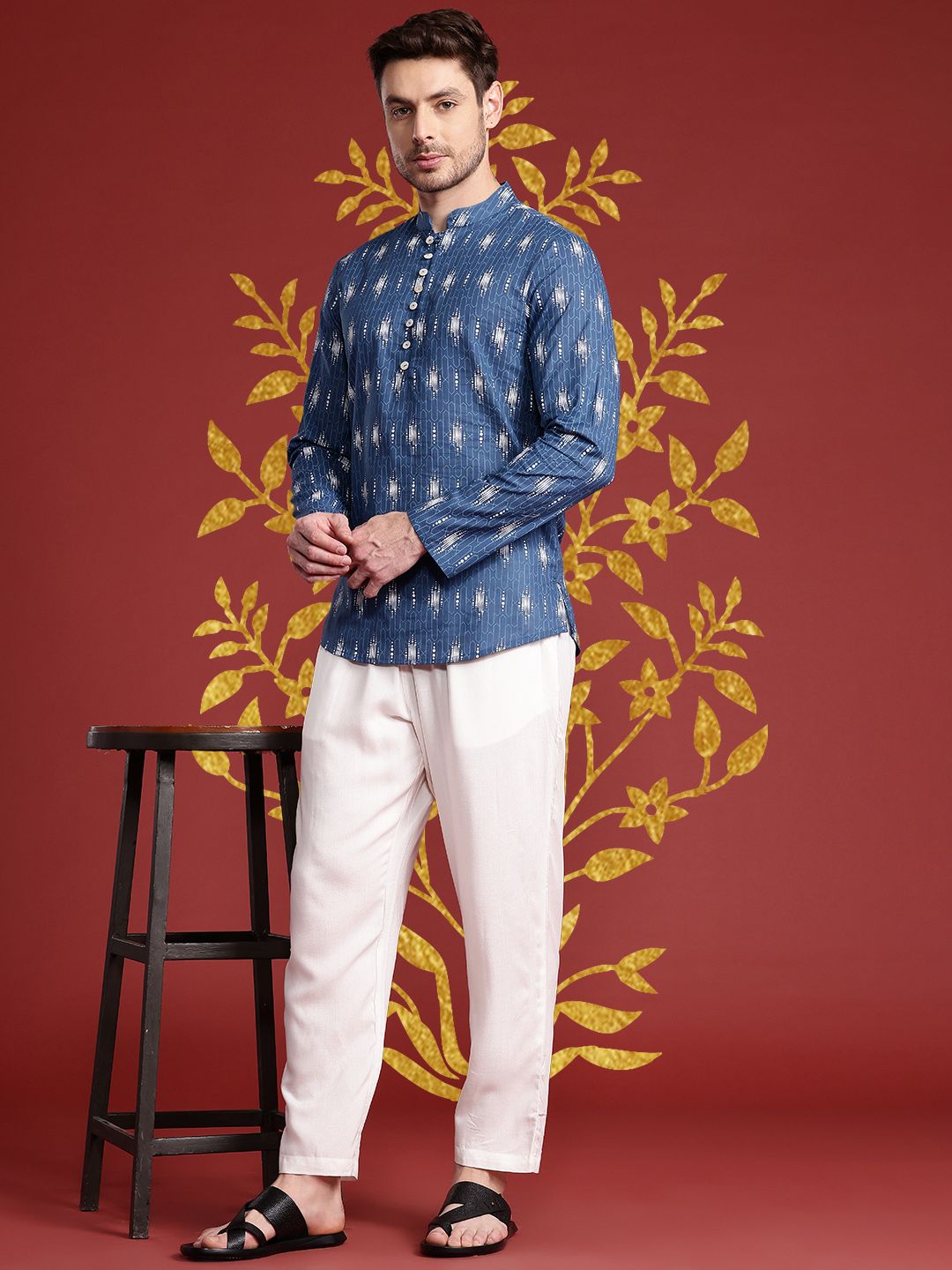 Anouk Geometric Printed Kurta