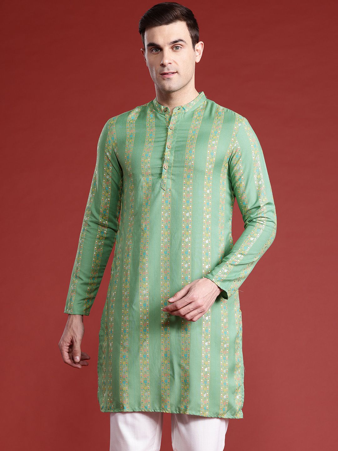 Anouk Printed Straight Kurta