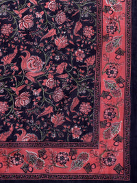 Indo Era Floral Printed Panelled Gotta Patti Pure Cotton Kurta With Trousers & Dupatta