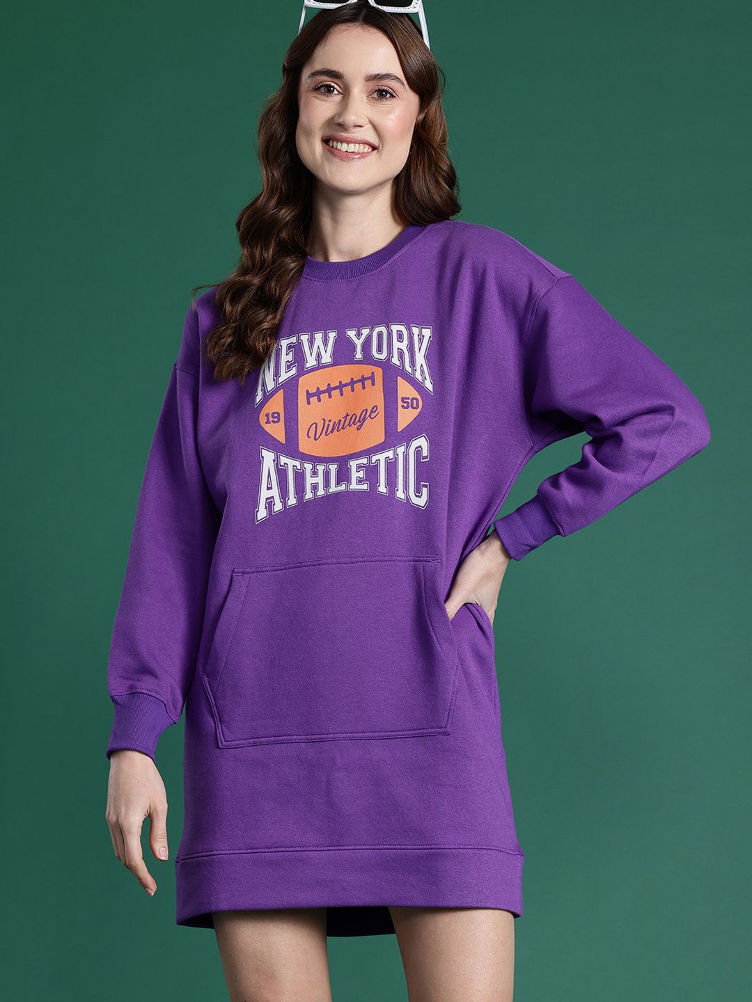 DressBerry Printed Mini Jumper Dress