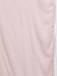 Indo Era Floral Embroidered Regular Thread Work Pure Cotton Kurta With Trousers & Dupatta