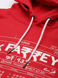 Being Human Pure Cotton Printed Hooded Sweatshirt