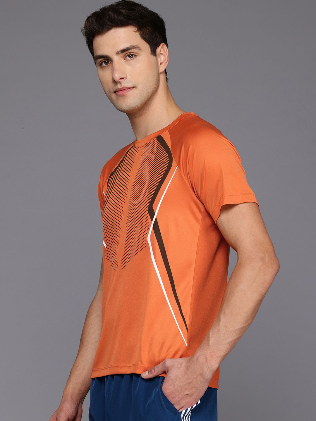 HRX by Hrithik Roshan Printed Rapid-Dry Training T-shirt