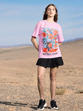 DressBerry Women Printed Pure Cotton T-shirt