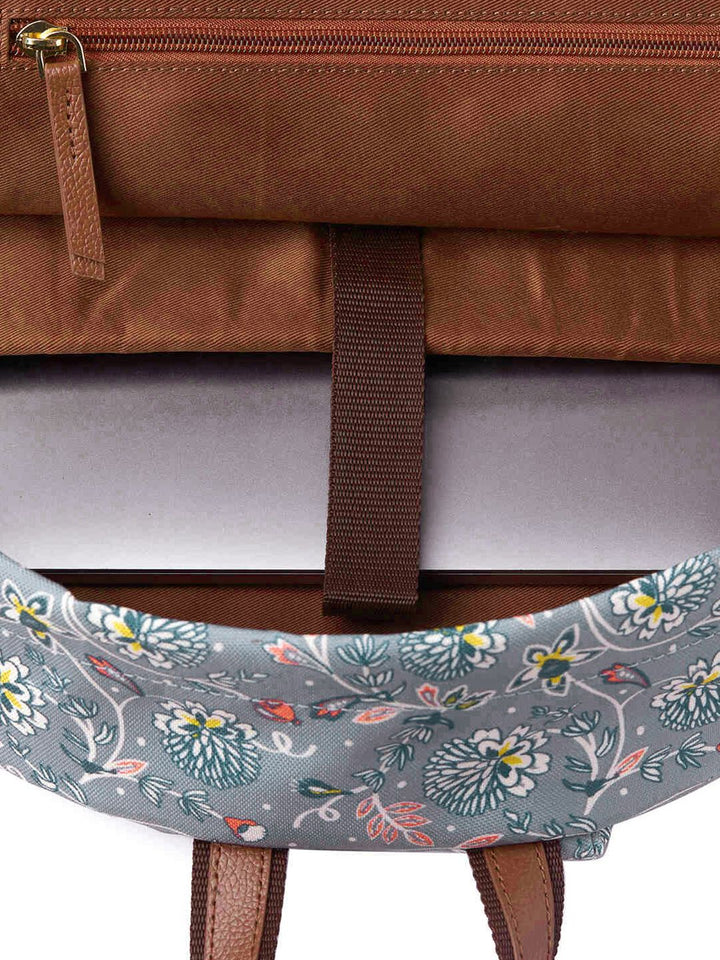 TEAL BY CHUMBAK Women Printed Light Weight Medium Back Pack