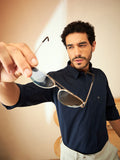 DENNISON Smart Spread Collar Cotton Formal Shirt