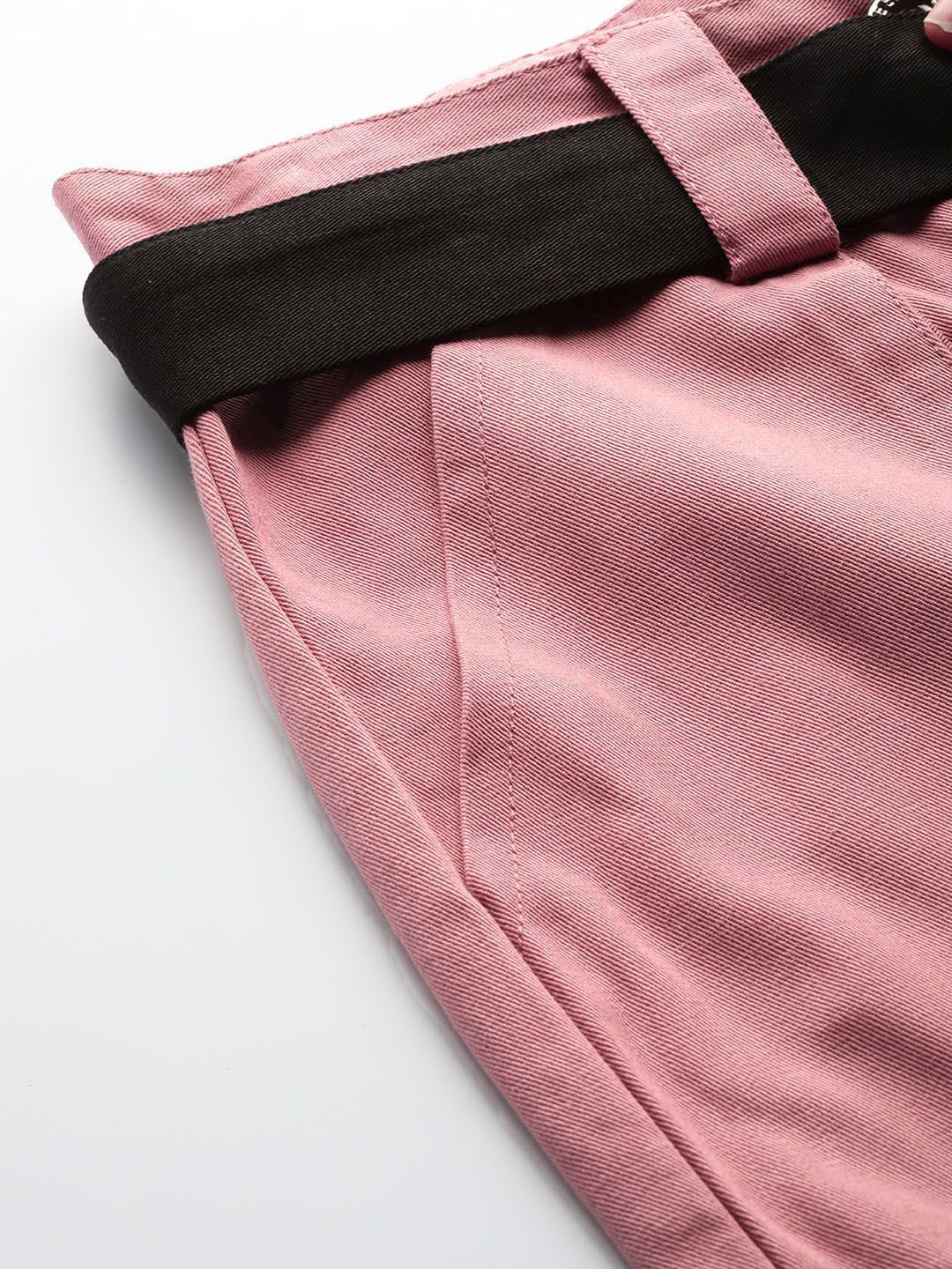 STREET 9 Women Rose Cropped Cargos